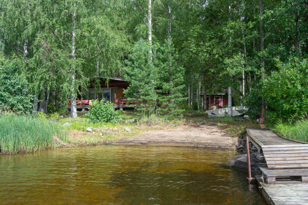 istock Lost cabin in Kuopio lakes at summer 1087238836