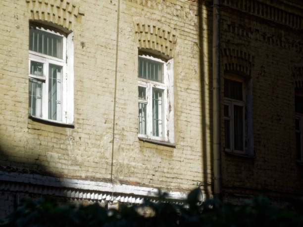 istock old brick house in summer in Moscow 1087239530