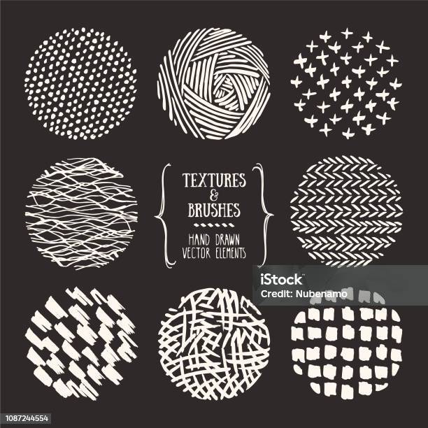 Round Texture Patterns Hand Drawn Patterns Round Textures Abstract Backgrounds Poster Flyer ...
