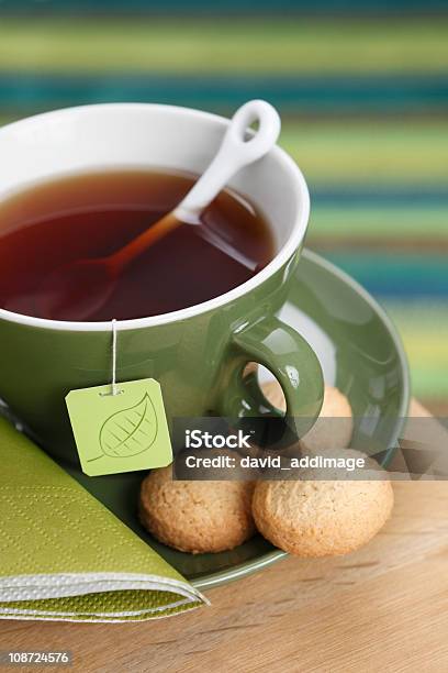 Chá E Biscoitos - Fotografias de stock e mais imagens de Bebida - Bebida, Bolacha, Calor