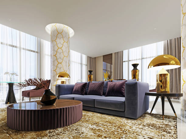 istock Interior of a five star hotel lobby. 1087246804