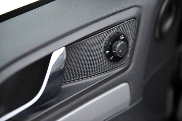 istock controls near the steering wheel in a modern car 1087249250