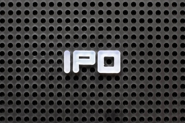 istock Black color pegboard with white letter in word IPO (Abbreviation of Initial Public Offering) 1087251150