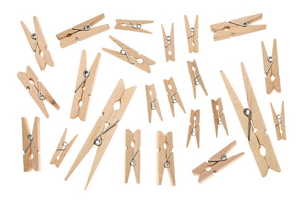 istock Wooden clothespin 108725121