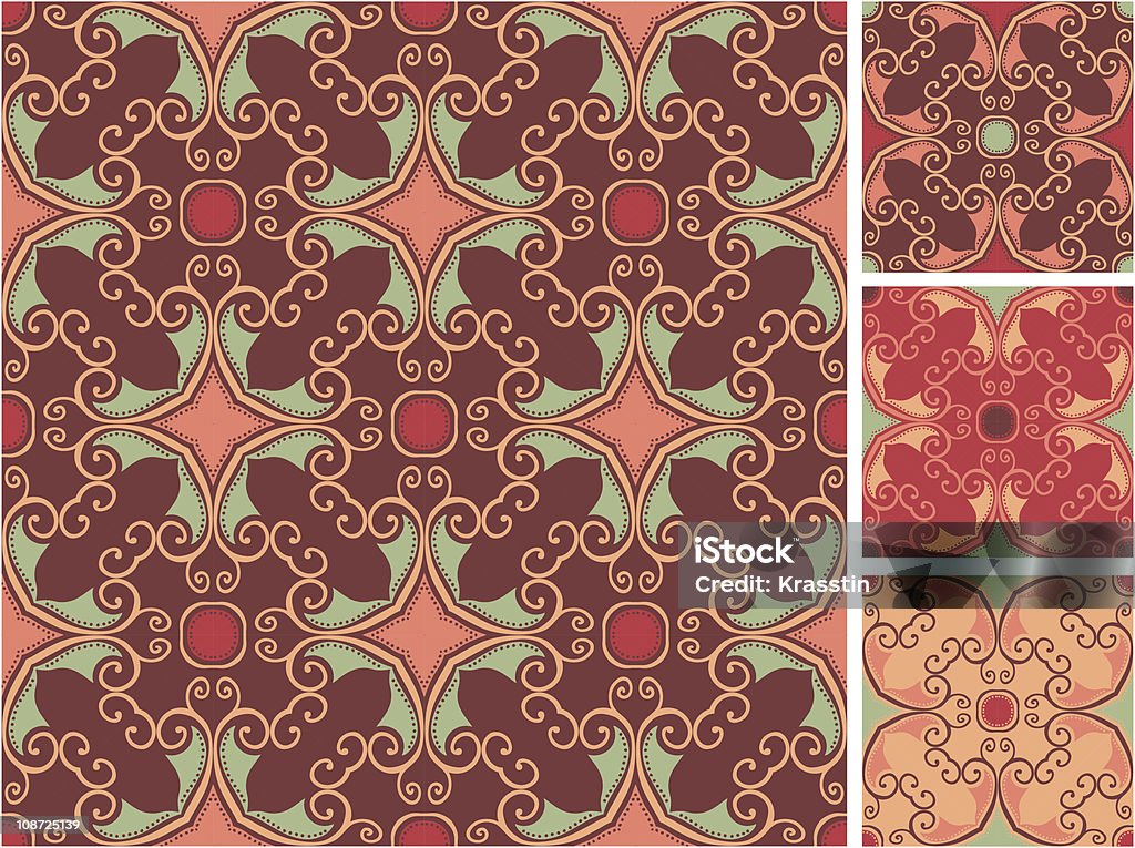 Fine Pattern Names Fine Pattern Set Stock Illustration - Download Image Now - Antique ...