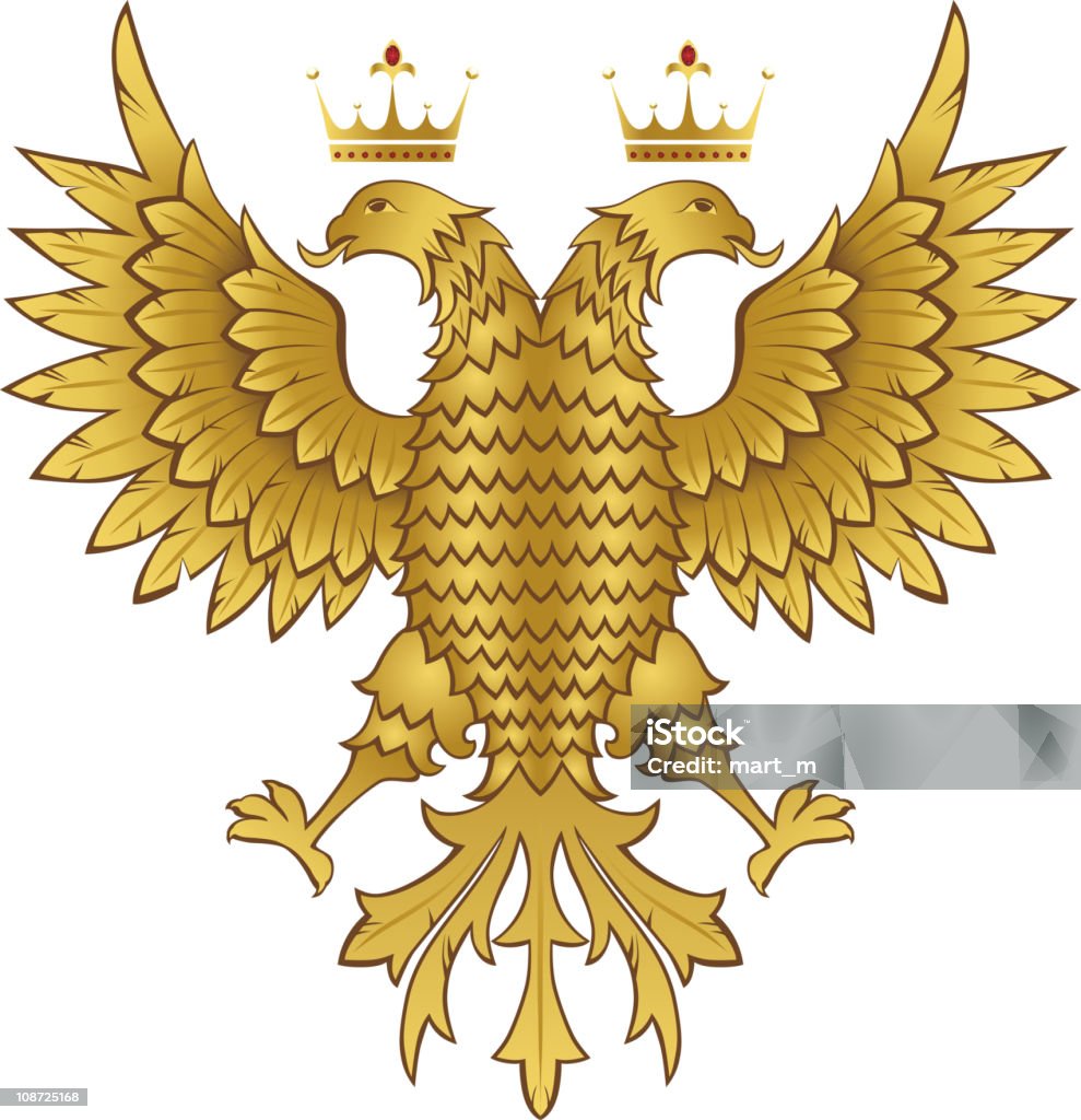 heraldic eagle - Vetor de Animal royalty-free