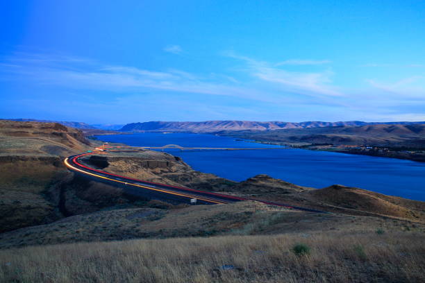 istock Columbia River and Vantage Bridge I-90, Washington-USA - 1087254542