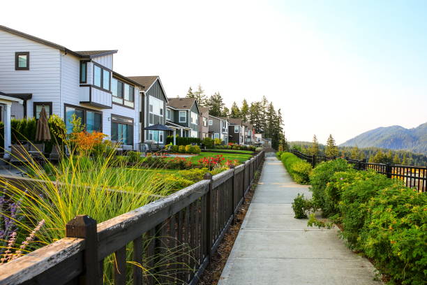 istock Walkway in the neighborhood 1087256546