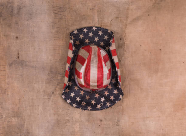 istock old american hat on dirty background 1087261088