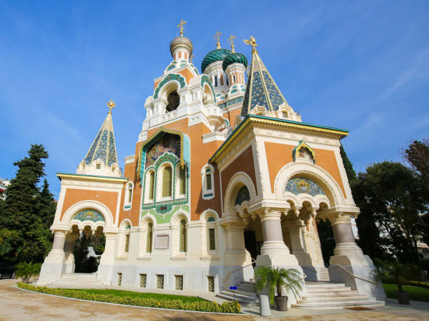 istock Russian Orthodox Cathedral in Nice, France 1087281422