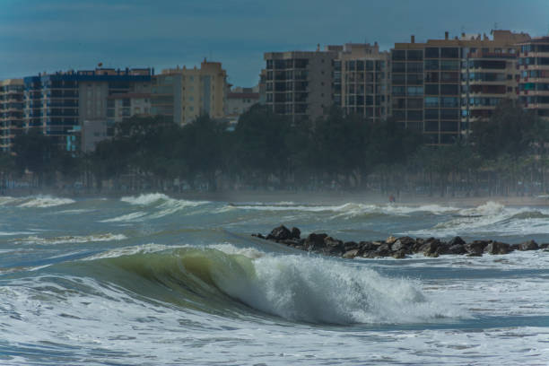 istock Waves at the beach a windy day 1087286918