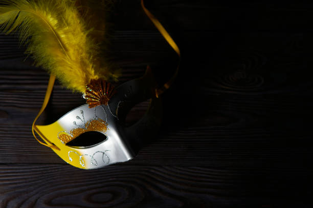 istock Glittering carnival mask in closeup 1087291940
