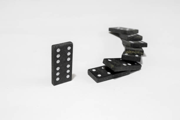 istock Conceptual image made of dominoes 1087297038