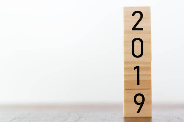 istock New year 2019 on wooden cubes on table with copy space for text 1087298656
