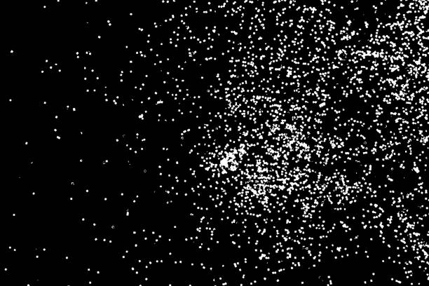istock Falling and blow snow texture pattern on black background. Christmas and winter holiday mood Background. Snowstorm snow with white snowflakes winter and holiday background. Winter weather background. 1087301668