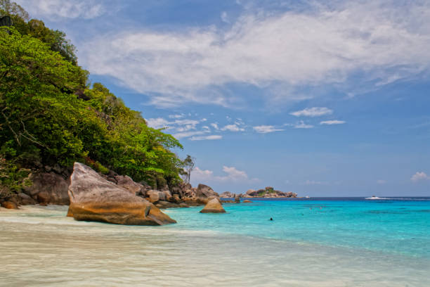 istock sandy beach and view of the turquoise ocean 1087303930