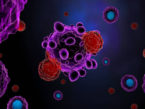 istock T cells attacking cancer cells 1087306202