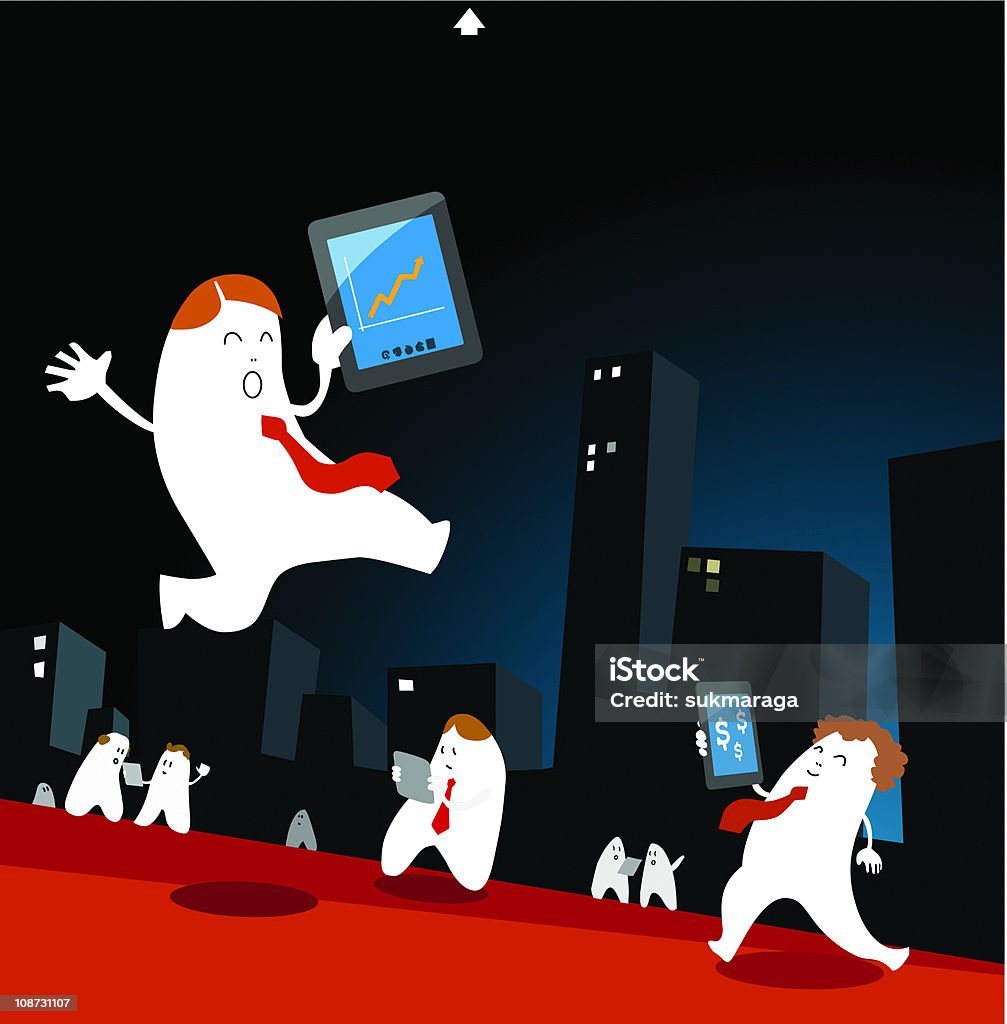 Computer Boom Pic Tablet Computer Is Booming Stock Illustration - Download Image Now ...