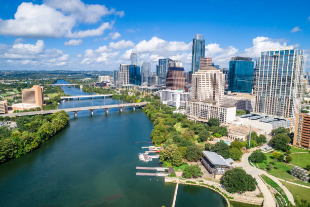 istock Austin Texas Puffy Clouds on a Summer Day 1087313394