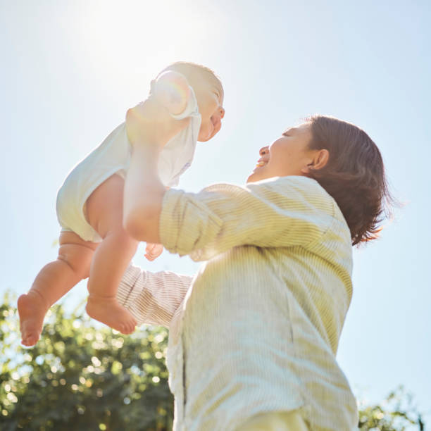 Japanese Mother and Baby