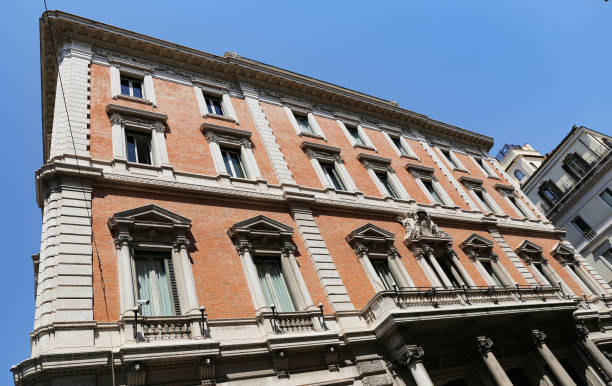 istock Facade of a Building in Rome, Italy 1087353472