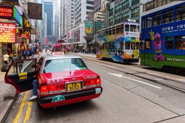 scène de rue à kowloon, hong kong - treet photos et images de collection