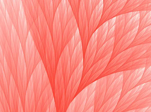 Living Coral Color of the Year 2019 Abstract Reef Fractal Fine Art