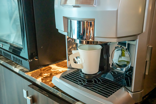 self-service coffee machines offer consistent, quality coffee in hotel, sport club or office.