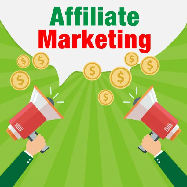 Vector illustration of Affiliate Marketing