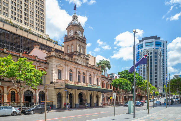 ブリスベン中央駅 - brisbane ストックフォトと画像