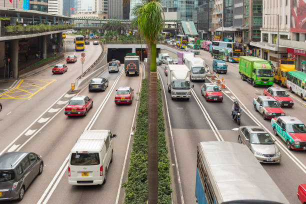 istock Hong Kong City Traffic at Rush Hour 1087376920