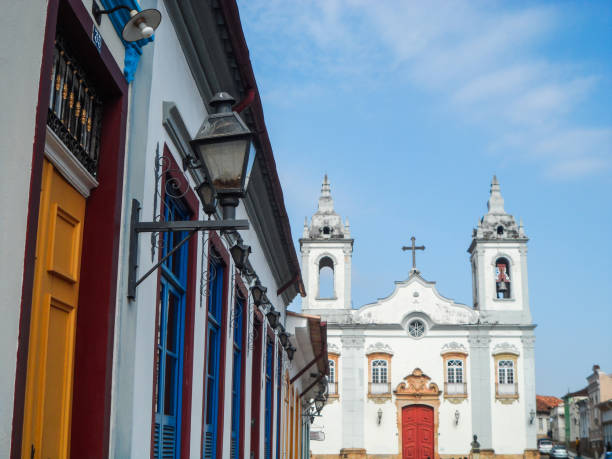 istock Historic church at Minas Gerais Brazil 1087377492