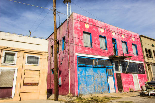 istock Abandoned Buildings With Boarded Up Windows 1087401502