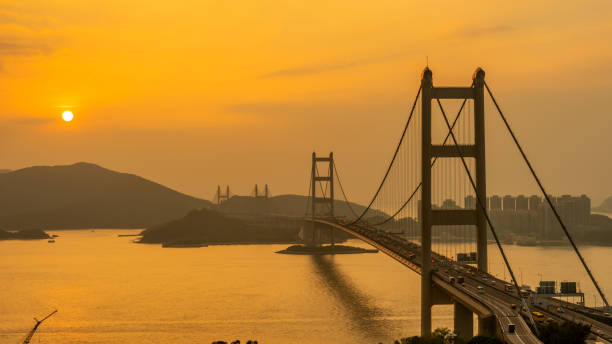 istock Tsing Ma Bridge, Hong Kong 1087411636