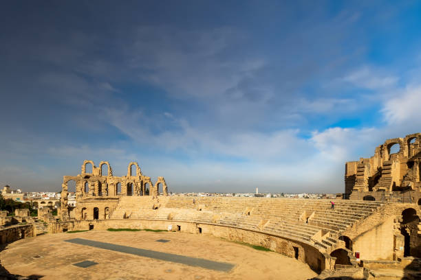 istock El Jem amphitheater in Tunisia. 1087415288