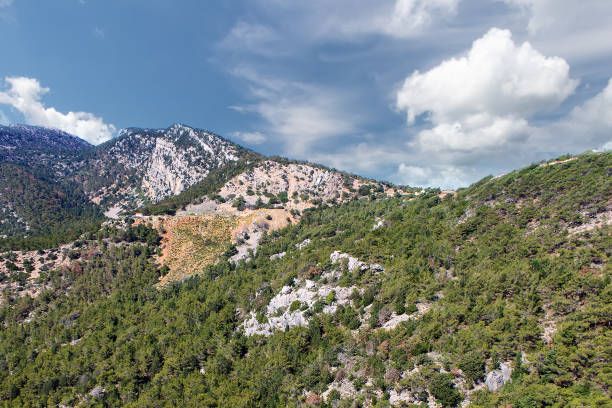istock Mountains of Rhodes, Greece. 1087419734