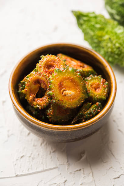 istock Karela Achar / Bitter Gourd Pickle, popular Indian recipe 1087425328