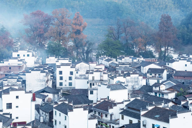 istock shicheng village in late autumn 1087429480