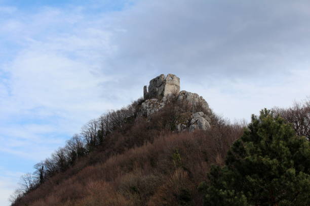 istock Ruins of old castle on hilltop 1087434502