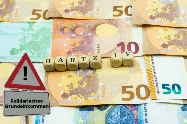 istock Sign Basic Income Unemployment Benefit Welfare german 