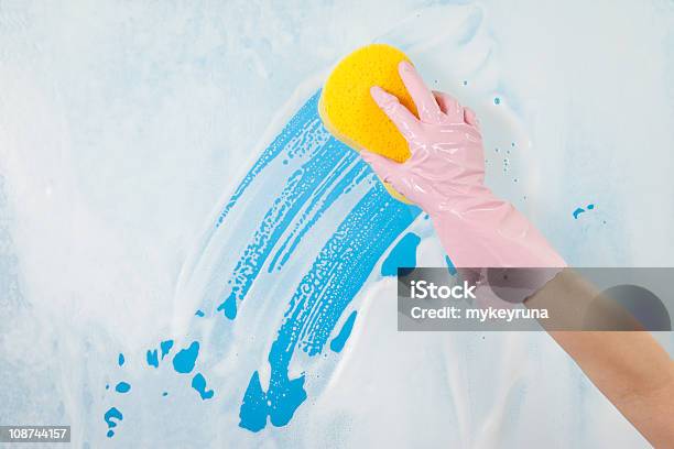 Window Cleaner Stock Photo - Download Image Now - Cleaning, Window, Bath Sponge