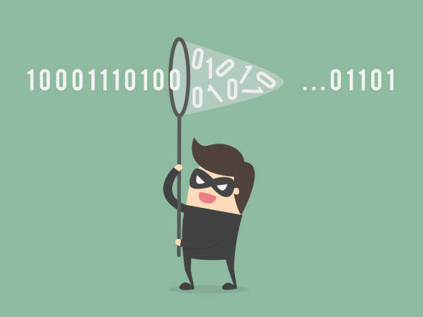 illustrations, cliparts, dessins animés et icônes de hacker. - burglar thief internet security
