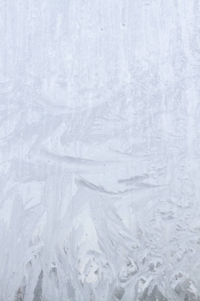 istock Frosty patterns on a frozen ice box in the early morning 1087460228