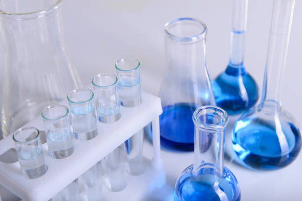 istock Science laboratory research and equipment chemistry experiment 1087463120