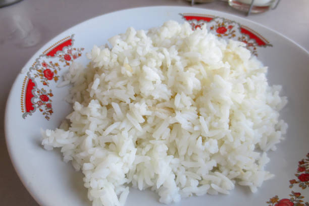 istock white rice on plate at thailand 1087475838