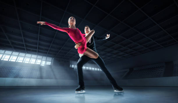 istock Figure skating couple 1087489196