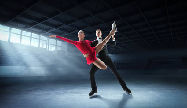 istock Figure skating couple 1087489200