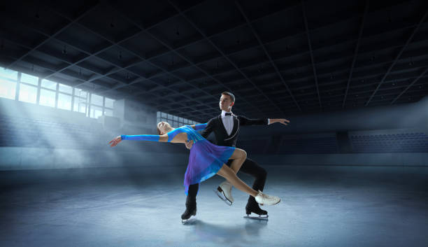istock Figure skating couple 1087489292
