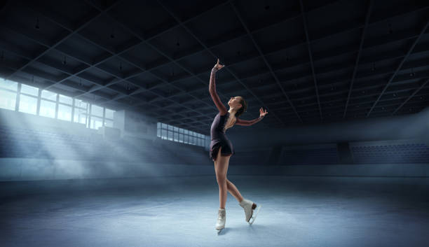 istock Figure skating couple 1087489562