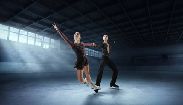 istock Figure skating couple 1087489806